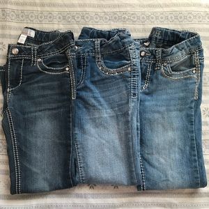 Girls Xhilaration & Cherokee Jean BUNDLE